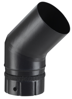 COUDE SEGMENT 45  EMAIL NOIR MAT D.180